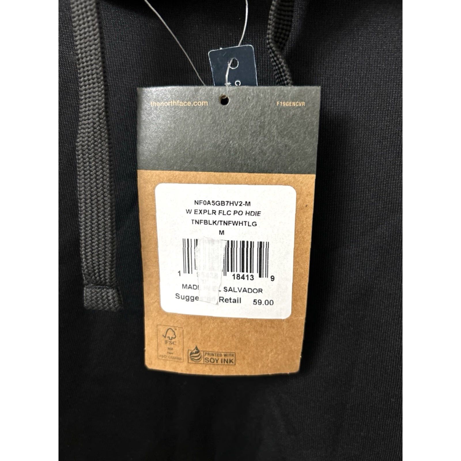 The North Face The North Face Hoodie Womens M Black Exploration Fleece Pullover NWT MSRP 59 Size M / US 6-8 / IT 42-44 - 5 Thumbnail