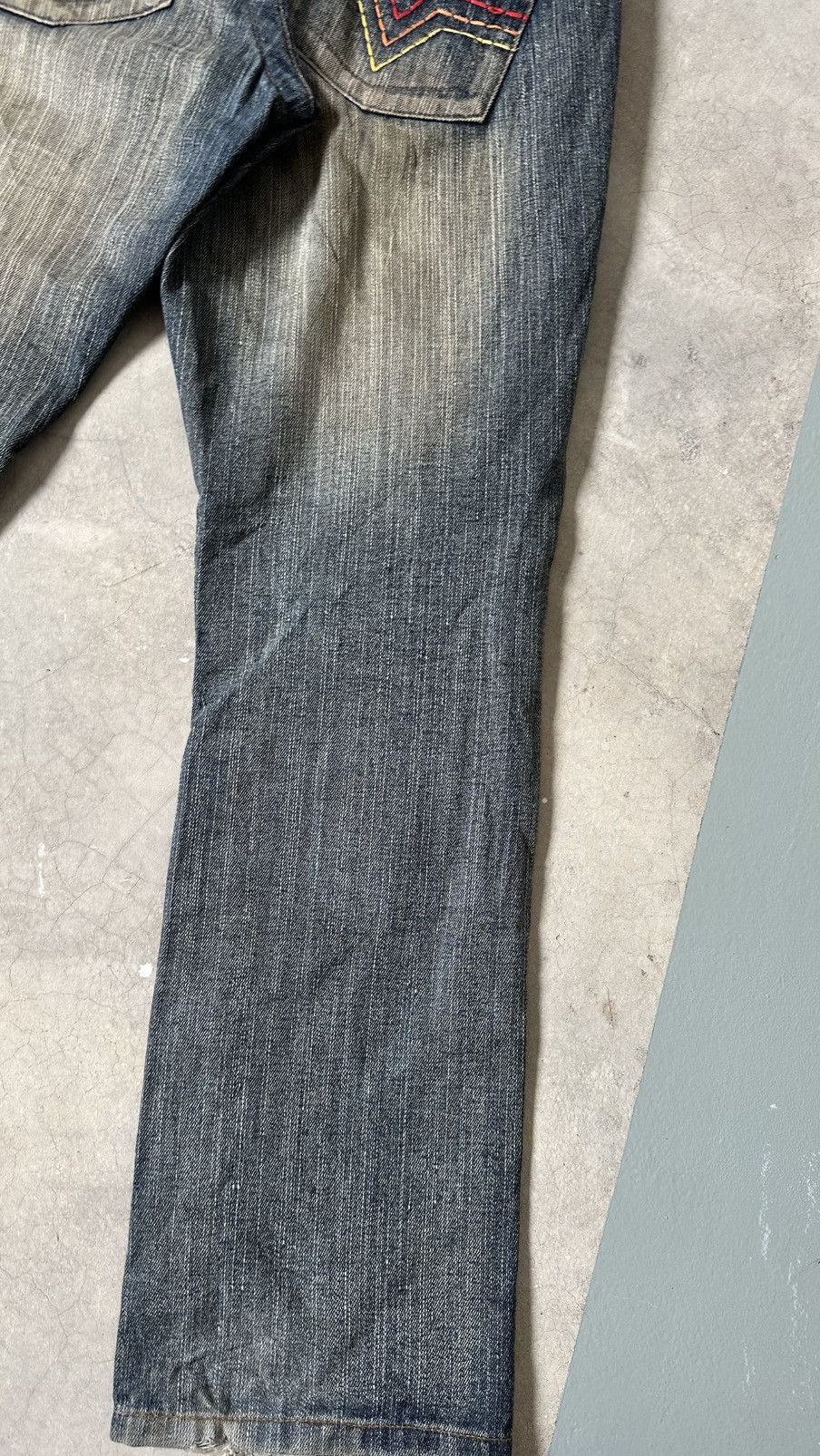 Japanese Brand VINTAGE LALATASTU FLARE PANT Size US 34 / EU 50 - 10 Thumbnail