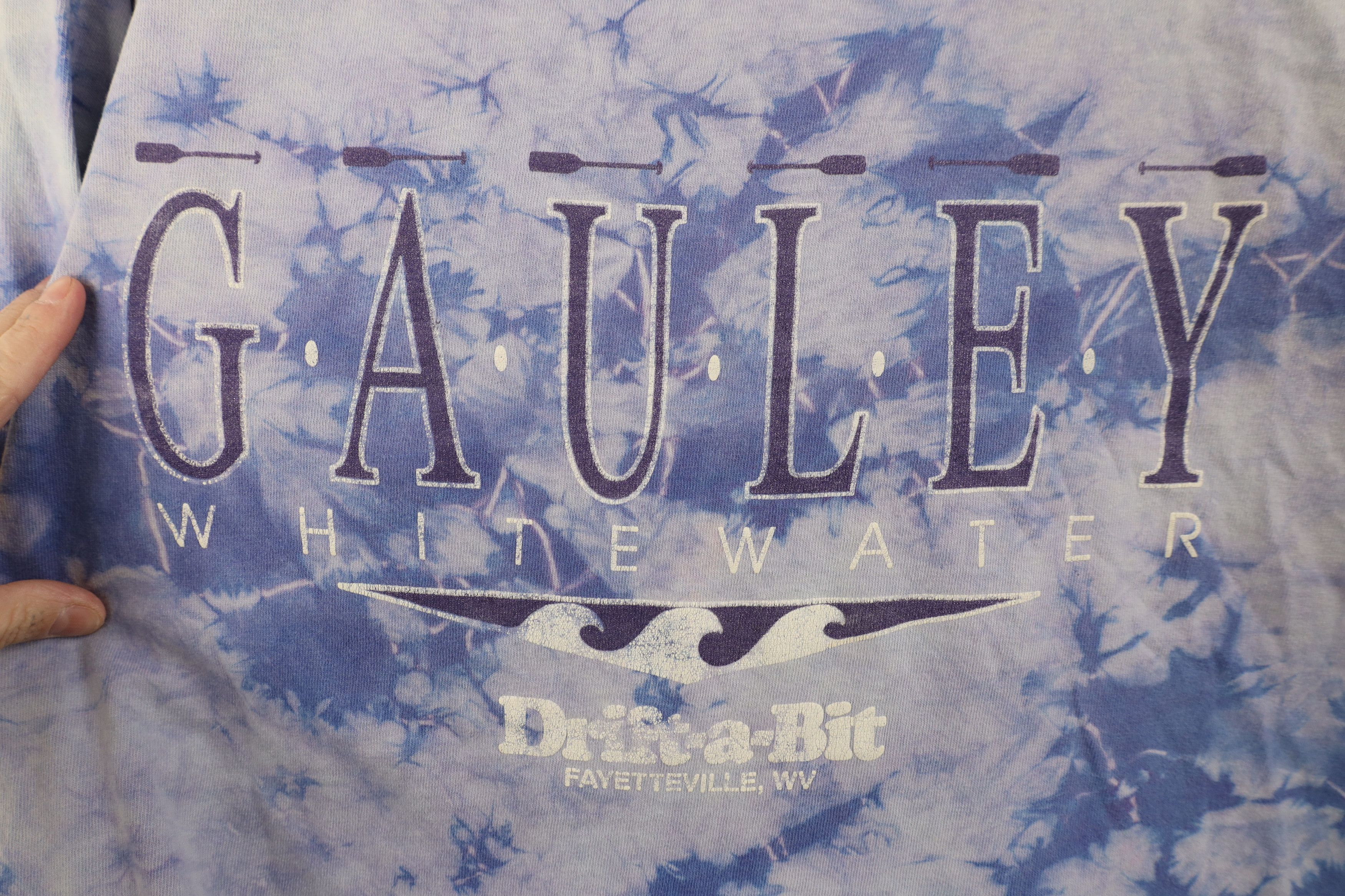 Vintage Vintage 90s Wash Gauley White Water Long Sleeve T-Shirt USA Size US XL / EU 56 / 4 - 4 Thumbnail