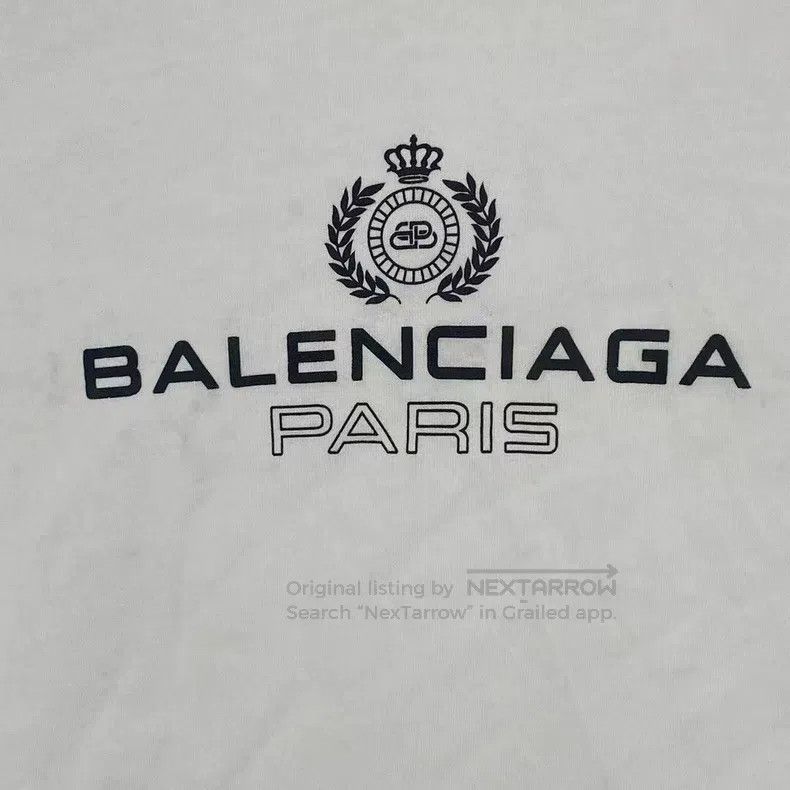Balenciaga Balenciaga Crown and wheat letter short-sleeve Size US S / EU 44-46 / 1 - 5 Thumbnail
