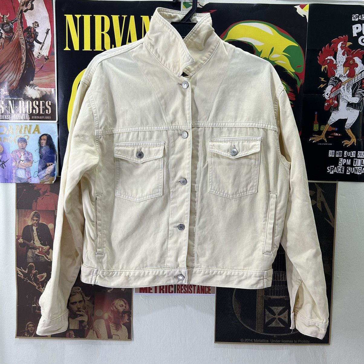 Gap Vintage GAP Acid Wash Denim Jacket Size US M / EU 48-50 / 2 - 1 Thumbnail