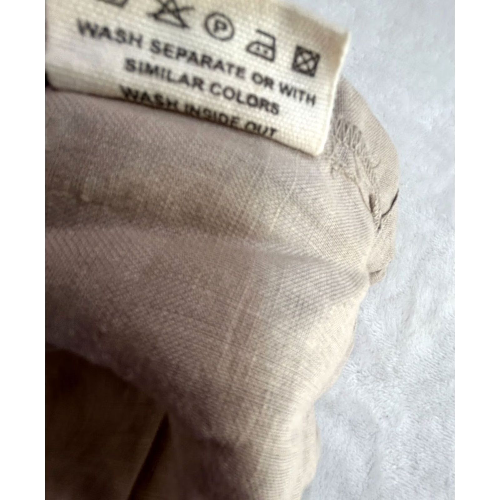 Vintage LaNaturelle Tank Top Womens Beige 100% Linen Sleeveless Casual XXXL Size XXL / US 16-18 / IT 52-54 - 5 Thumbnail