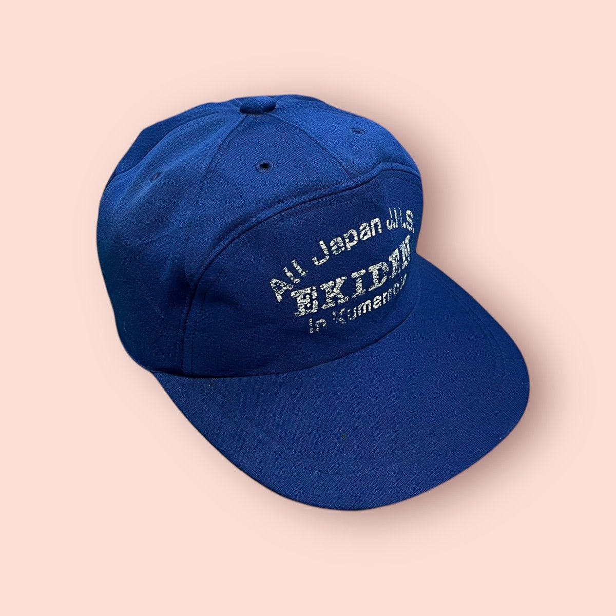 Mizuno VINTAGE MIZUNO ALL JAPAN JHS EKIDEN 7 PANEL STRAPBACK HAT Size ONE SIZE - 5 Thumbnail
