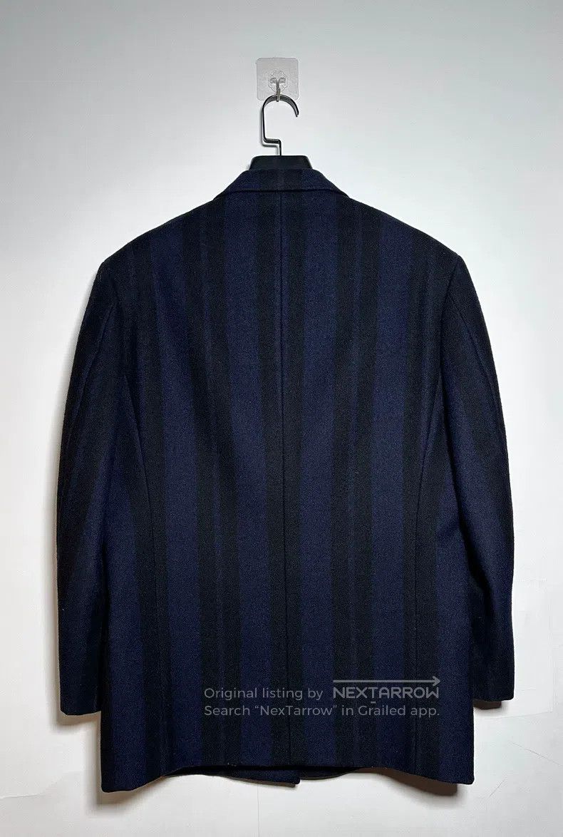 Yohji Yamamoto Yohji Yamamoto Oversize woolen striped blazer Size 48R - 2 Thumbnail