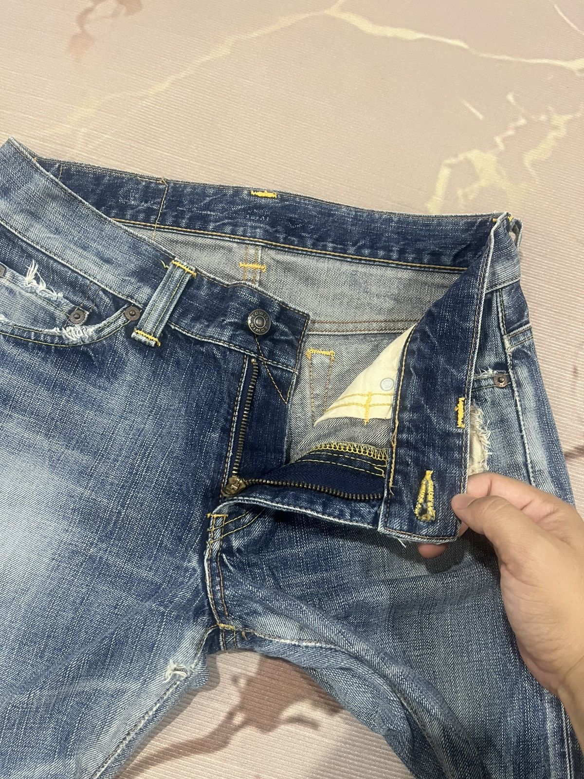 Edwin Edwin Blue Trip 503 x Venus Celebrity Flared Denim Set Size 29" - 6 Thumbnail