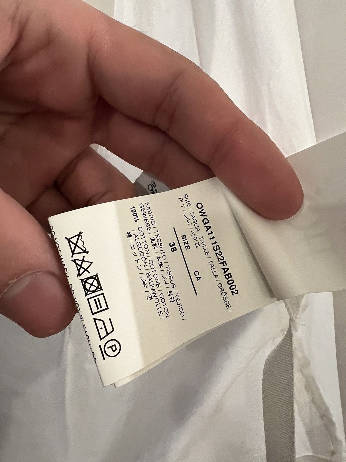 Off-White Off-White Wrapped Waist Poplin Shirt Size XS / US 0-2 / IT 36-38 - 8 Thumbnail