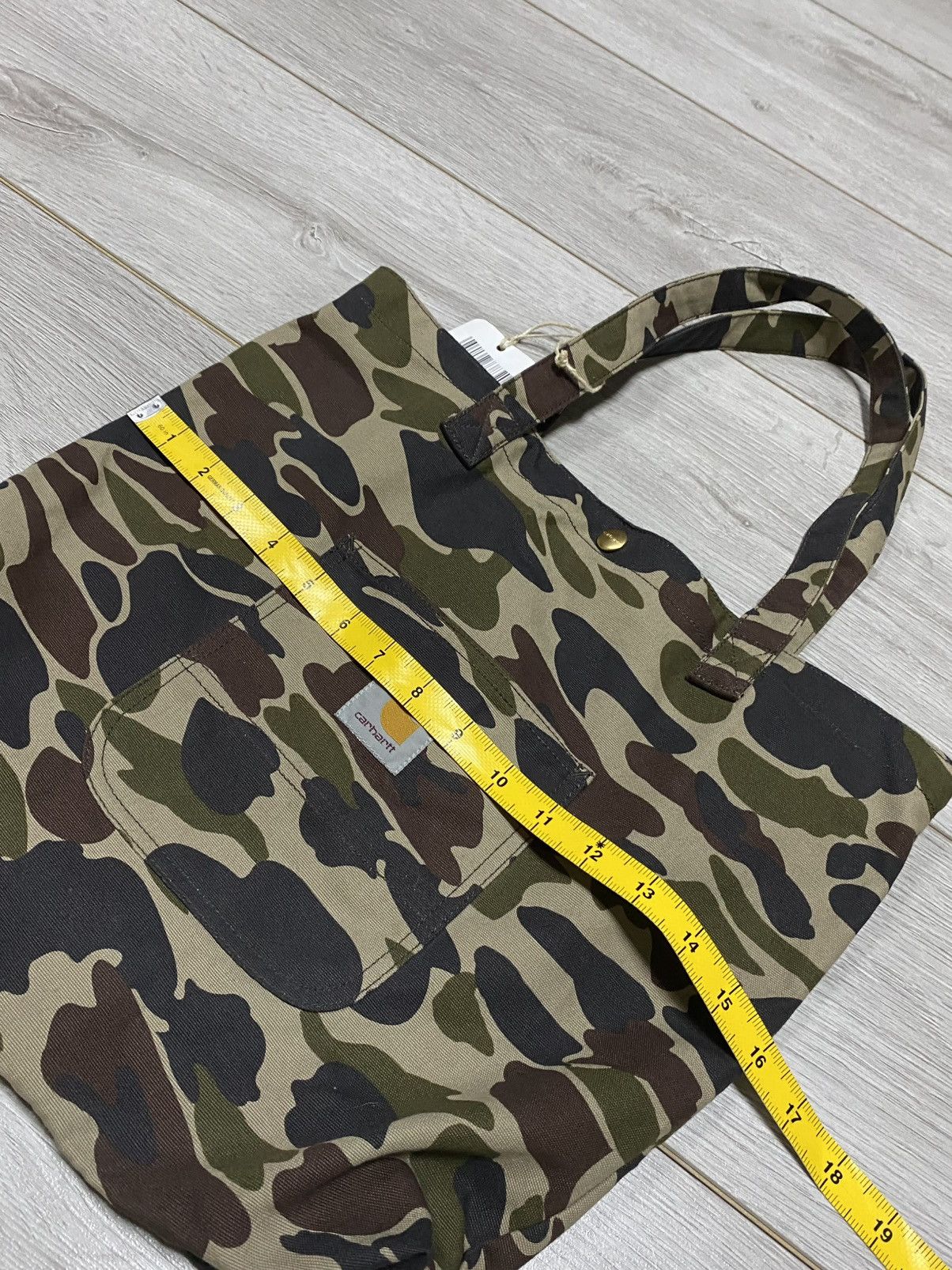 Carhartt Carhartt NEW camouflage simple tote bag shopper Size ONE SIZE - 10 Thumbnail