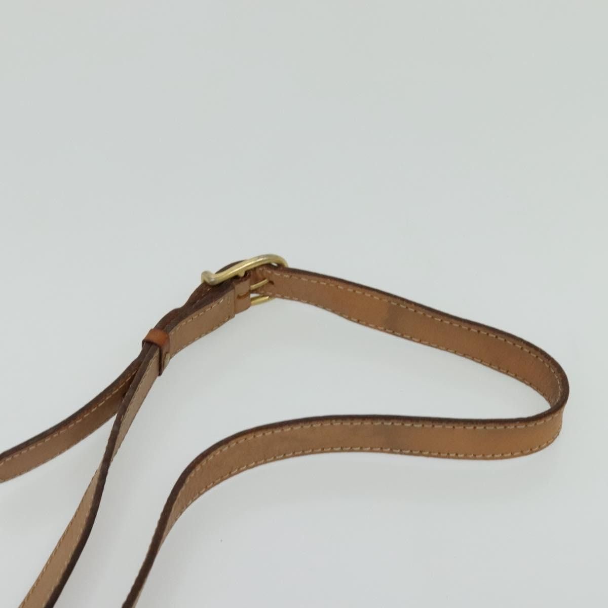 Celine CELINE Macadam Canvas Circle Shoulder Bag Pvc Leather Brown Size ONE SIZE - 8 Thumbnail