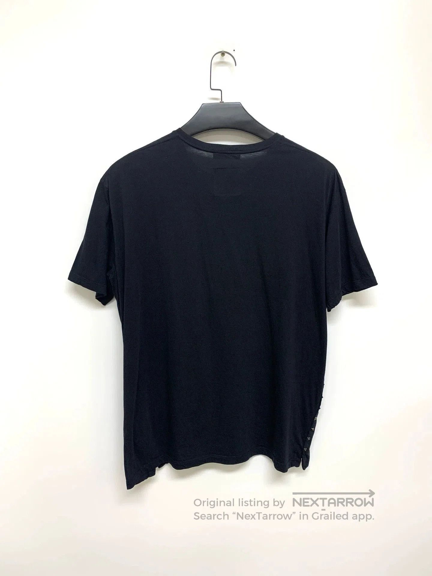 Valentino classic black studded short sleeve t-shirt. Size US XL / EU 56 / 4 - 2 Thumbnail
