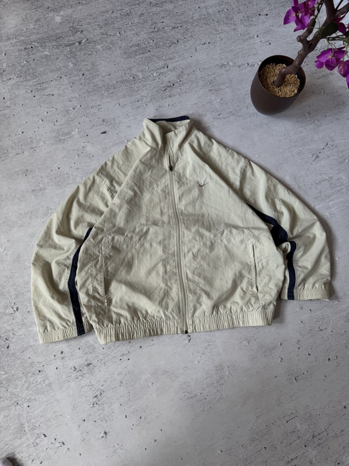 Nike × Vintage NIKE VINTAGE BASIC LOGO OVERSIZE BAGGY LIGHT JACKET Size US M / EU 48-50 / 2 - 1 Thumbnail