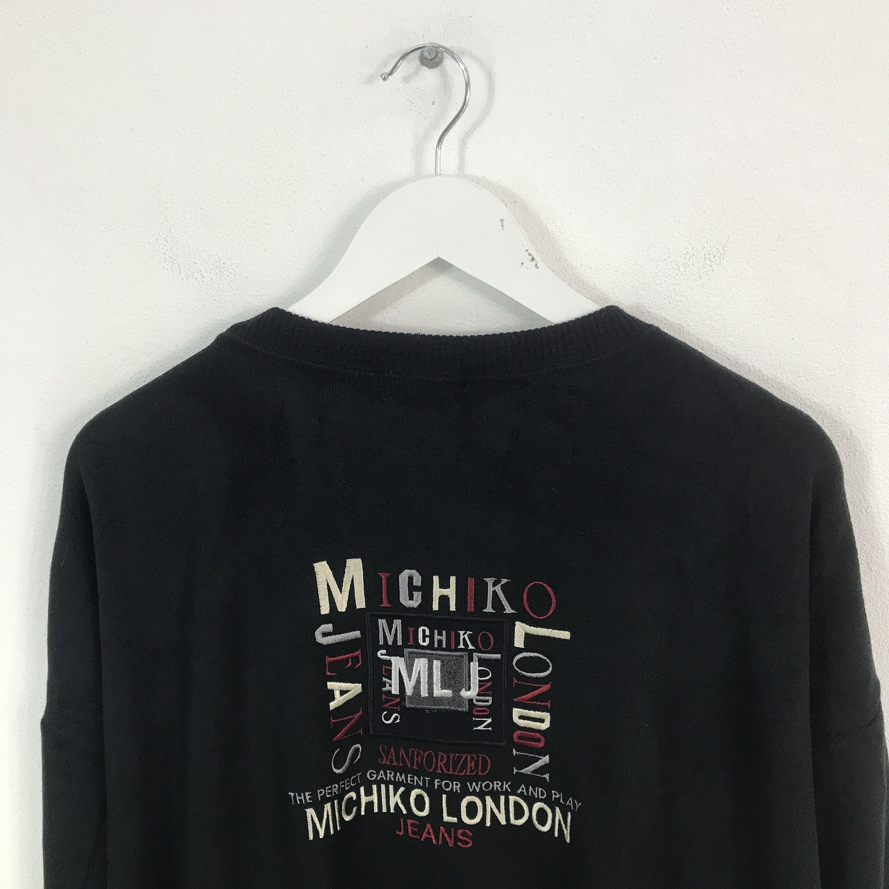 Michiko Koshino London Rare michiko london logo sweatshirt Size US L / EU 52-54 / 3 - 4 Thumbnail