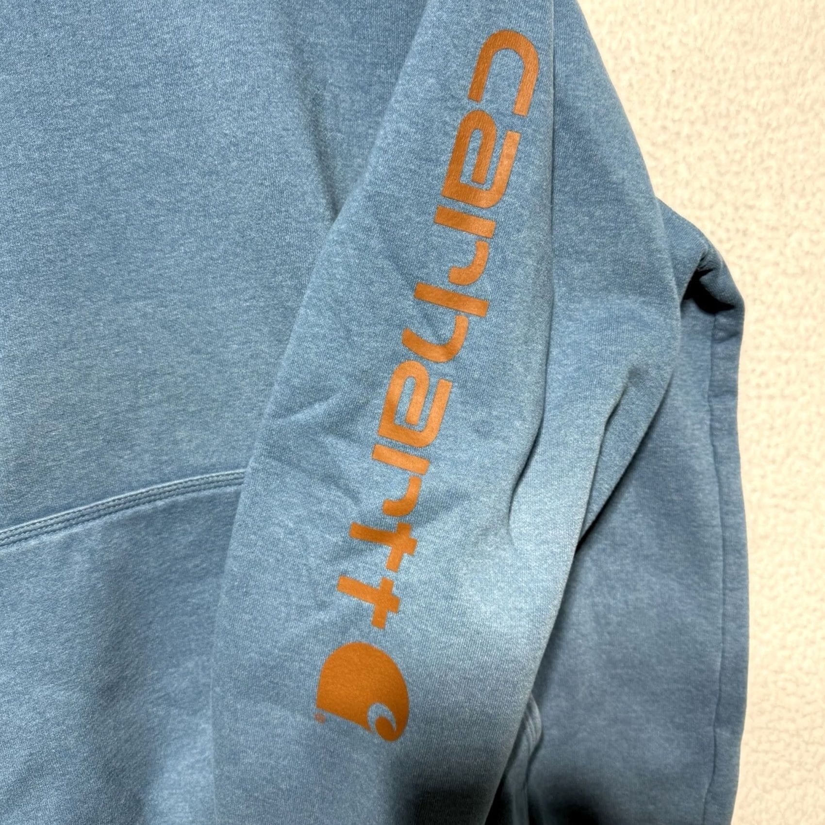 Carhartt Carhartt Sweatshirt Hooded Logo K288 137 Original Fit Blue 2XL Men Pullover Cotton Blend Regular Hoodie Sweatshirt Logo 2XL Mens Size US XXL / EU 58 / 5 - 3 Thumbnail