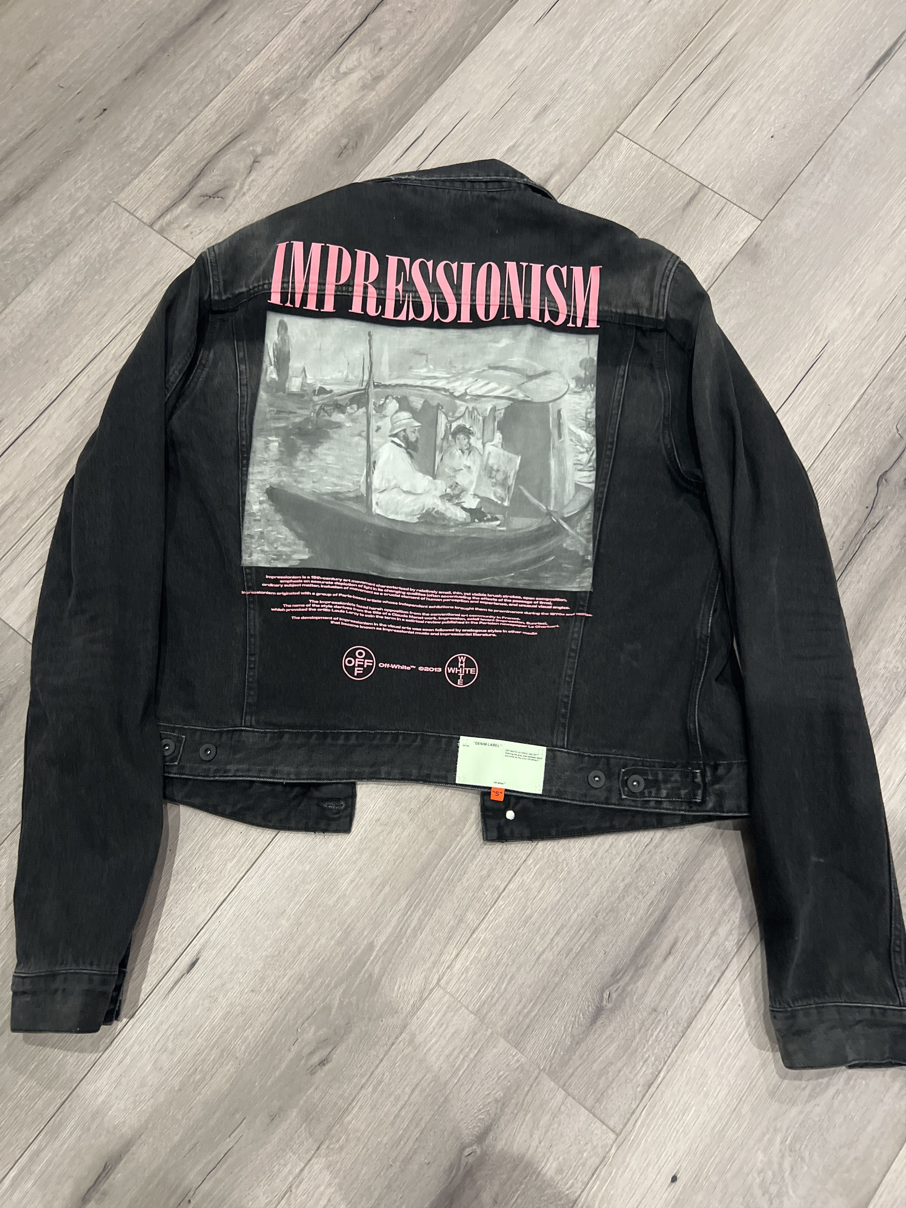 Designer × Off-White c/o Virgil Abloh 2019 Impressionism Denim Jacket Size US XXL / EU 58 / 5 - 9 Thumbnail
