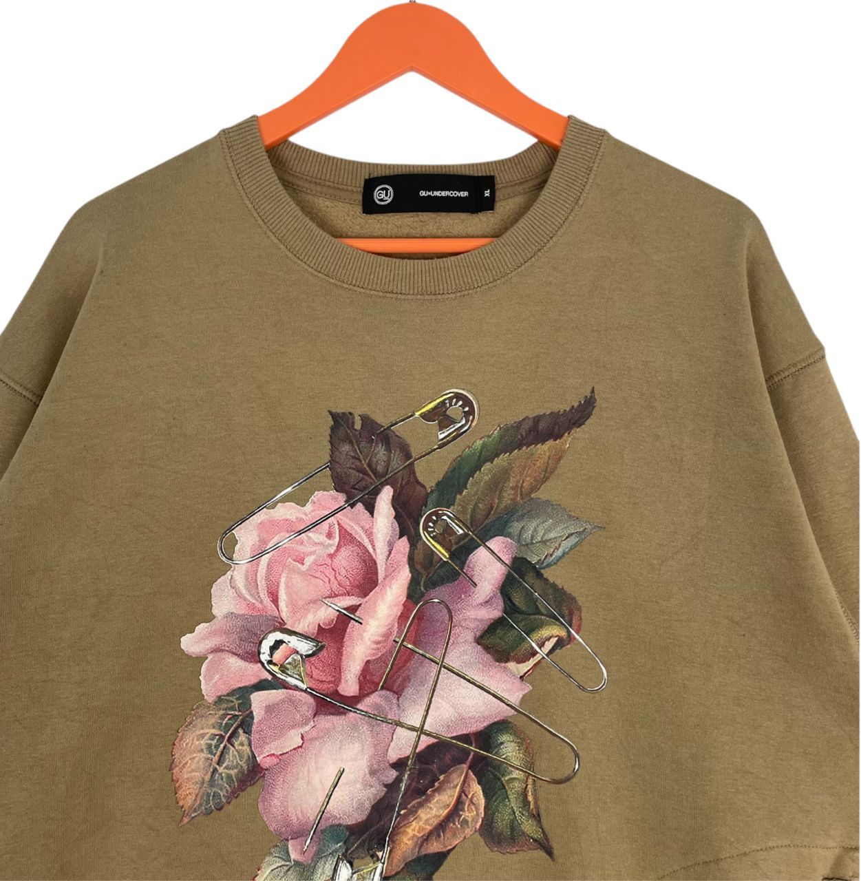 GU × Undercover Vintage Undercover Uniqlo Big Printed Logo Sweatshirt Size US XL / EU 56 / 4 - 4 Thumbnail