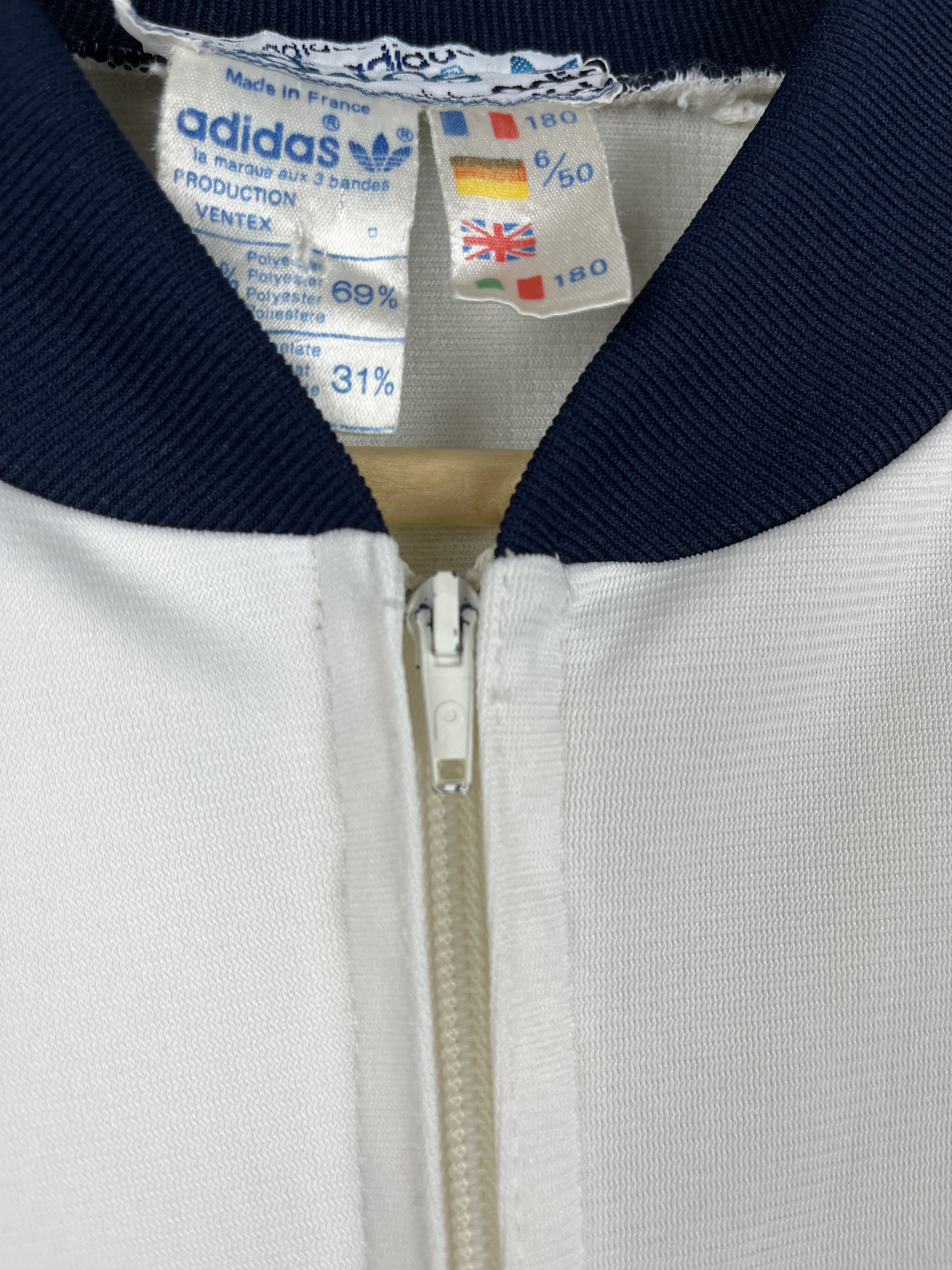 Adidas 70's - 80's Adidas Ventex France Vintage Track Bomber Jacket Size US M / EU 48-50 / 2 - 11 Thumbnail