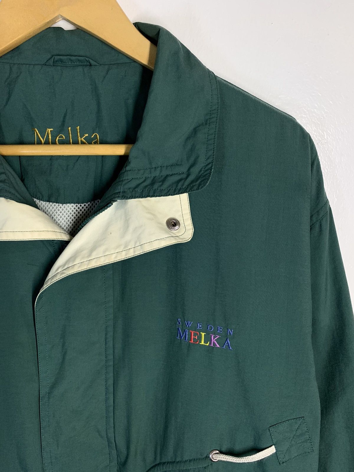 Japanese Brand × Vintage Vintage Melka Sweden Bomber Jacket Size US L / EU 52-54 / 3 - 3 Thumbnail
