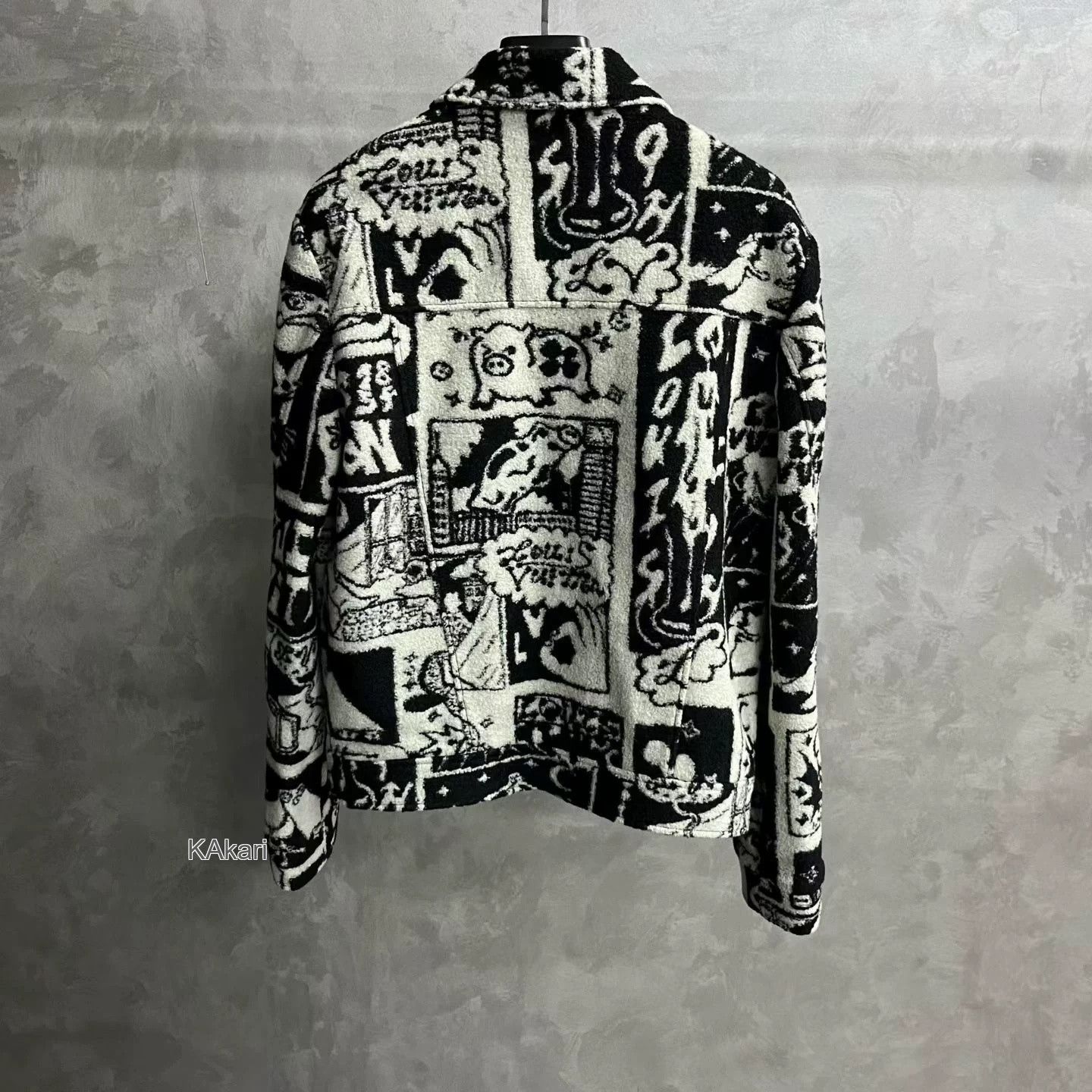 Louis Vuitton Louis Vuitton B&W Comic Print Jacket Size US XXS / EU 40 - 5 Thumbnail