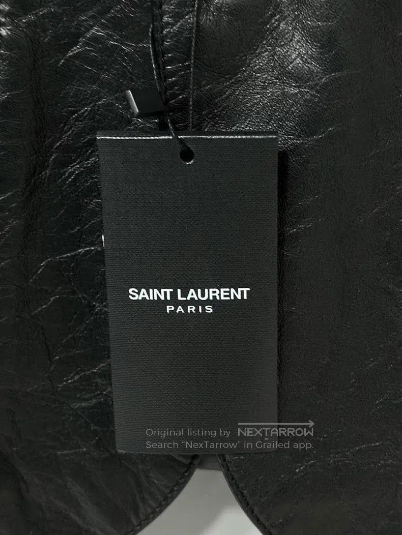 Saint Laurent Paris Saint Laurent Paris Hand-stitched Embroidered Leather Embo Size XS / US 0-2 / IT 36-38 - 7 Thumbnail