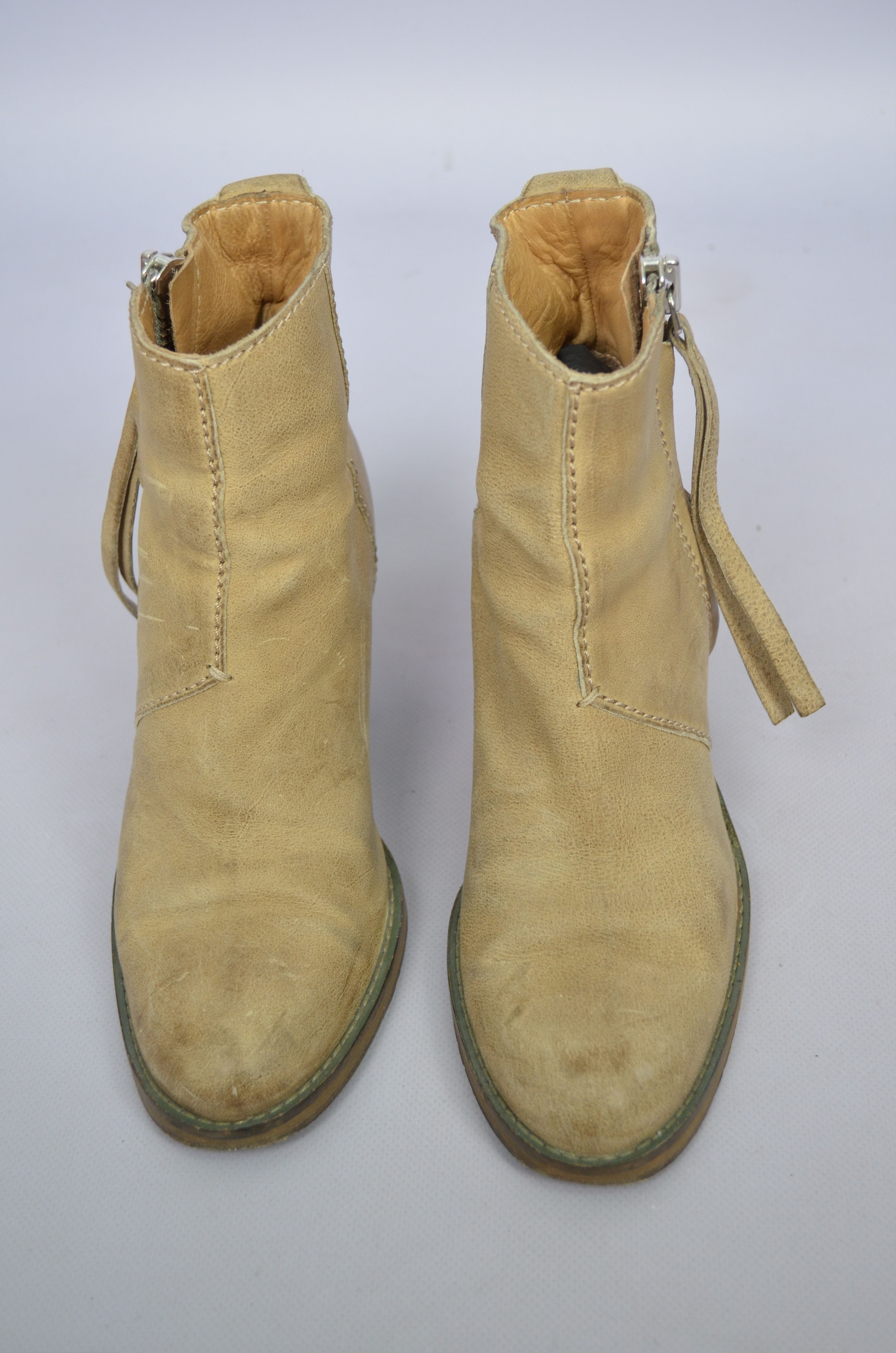 Acne Studios × Designer Acne Studios Pistol Side Zip Ankle Heel Boots Size 37/US7 Size US 7 / IT 37 - 2 Thumbnail