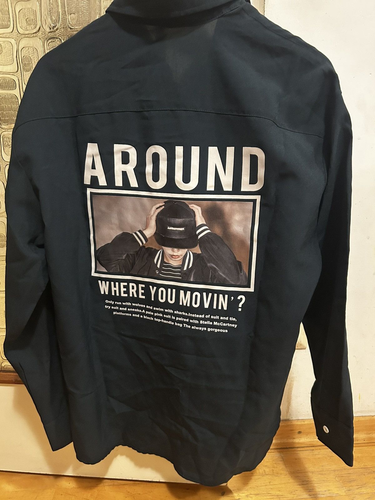 Other Black Graphic Button-Up Shirt Print – Streetwear Style Size US M / EU 48-50 / 2 - 1 Thumbnail