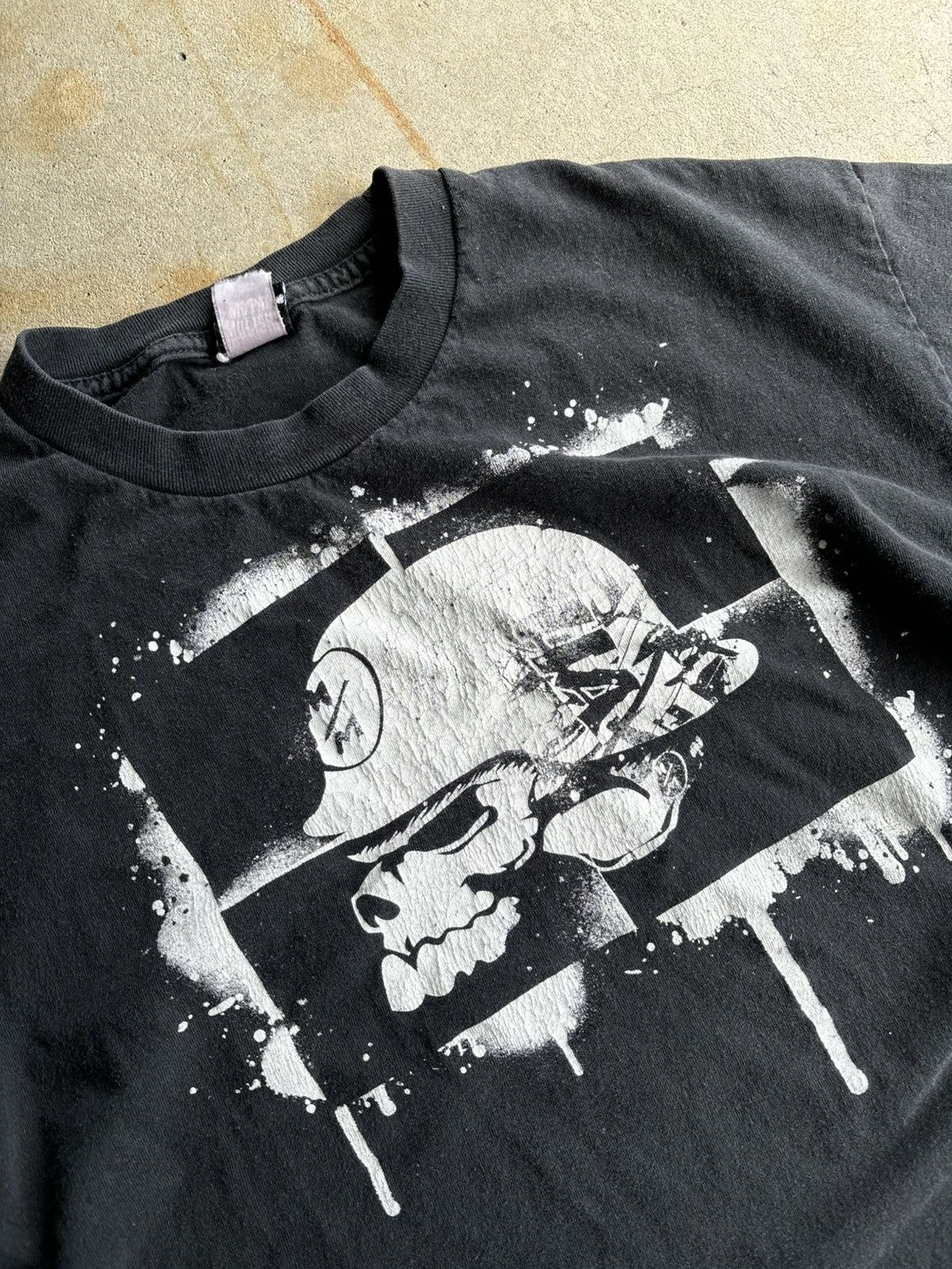 Metal Mulisha × Vintage Crazy Early 2000s Metal Mulisha Classic Logo Boxy Faded Tee Size US L / EU 52-54 / 3 - 3 Thumbnail
