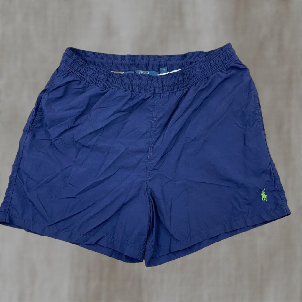 Polo Ralph Lauren VINTAGE Polo Ralph Lauren Swim Trunks Men L Blue Polo Ralph Lauren Swim Trunks Men L Blue ShortS Green Pony Y2K Size US L / EU 52-54 / 3 - 1 Thumbnail