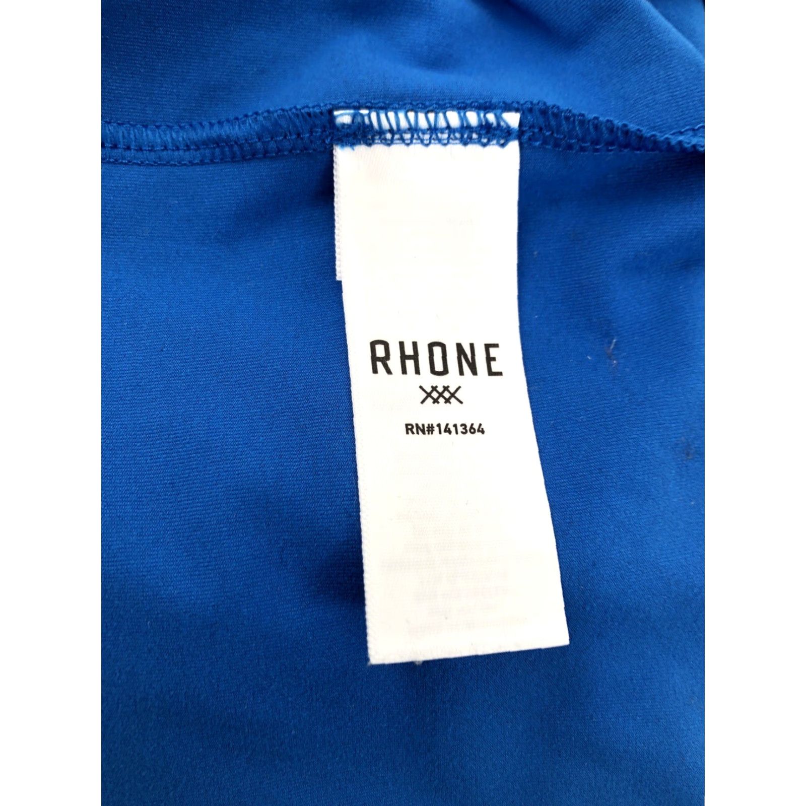 Rhone Rhone Mens S T-Shirt Athletic Performance Bright Blue - New / Unworn Size US S / EU 44-46 / 1 - 5 Thumbnail
