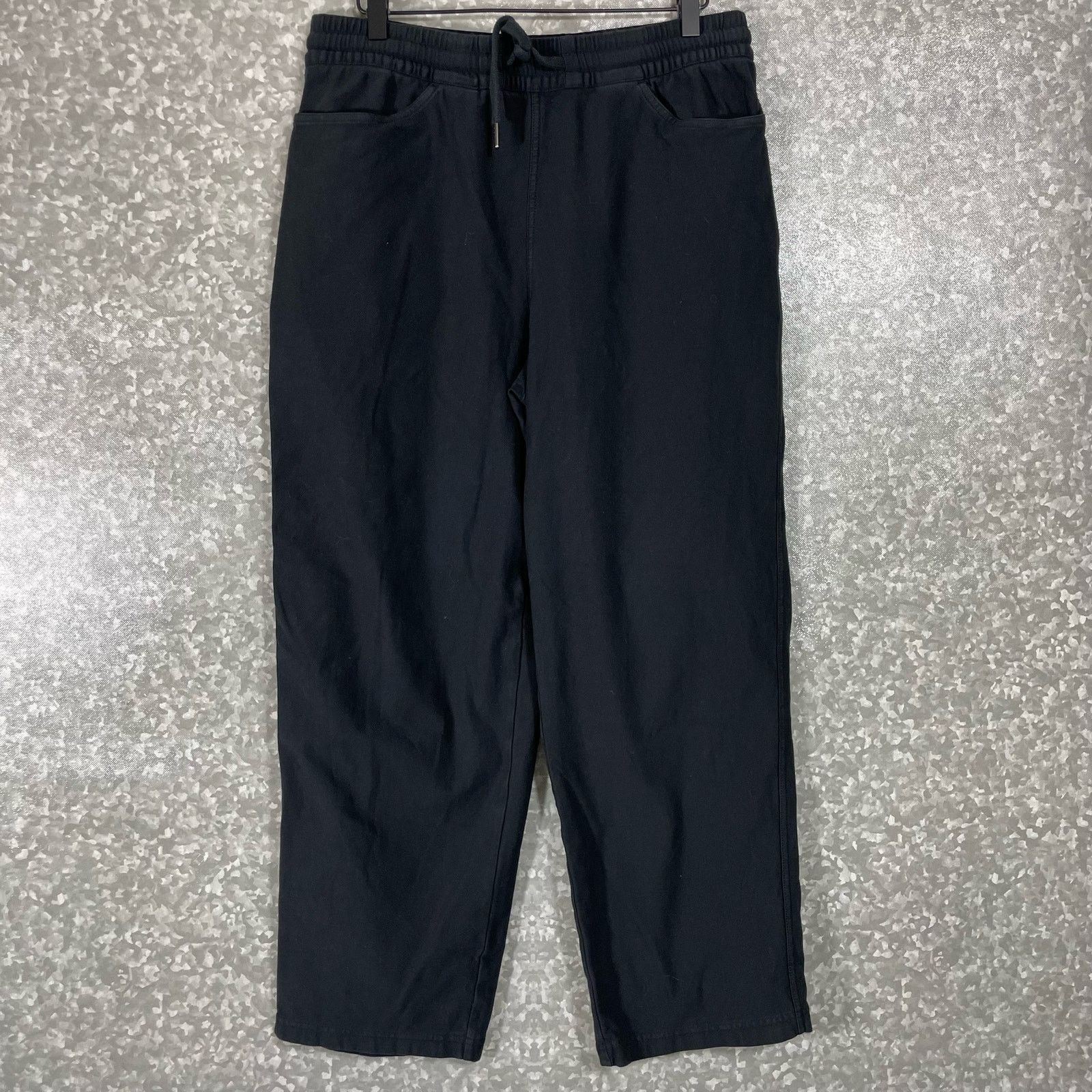 Athleta Athleta Women's Black Straight Leg Sweatpants - Size Medium Size 30" / US 8 / IT 44 - 1 Thumbnail