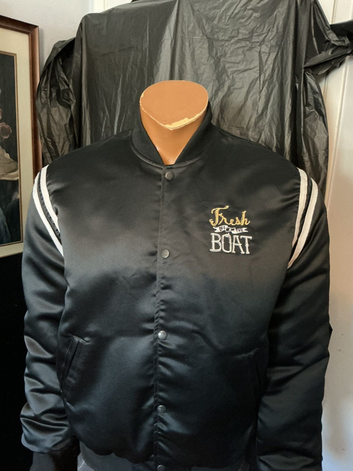 Other Sichel Fresh Off The Boat ABC Sitcom TV Satin Varsity Jacket Size US M / EU 48-50 / 2 - 8 Thumbnail