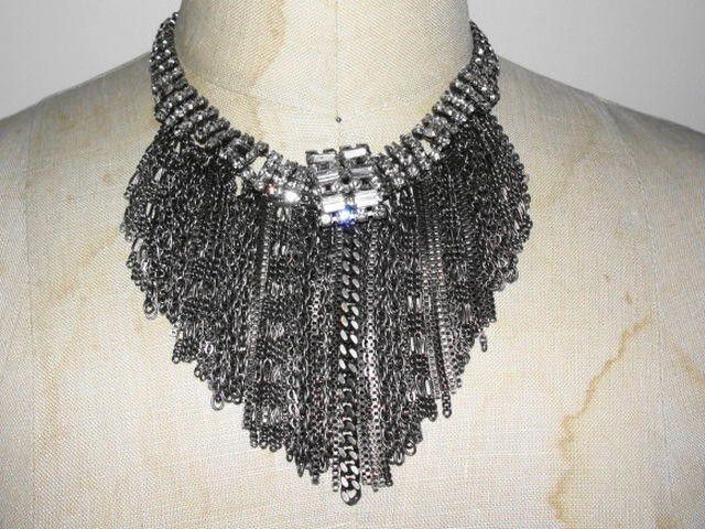Designer Dannijo Venice Fringe Bib Necklace Size ONE SIZE - 1 Thumbnail