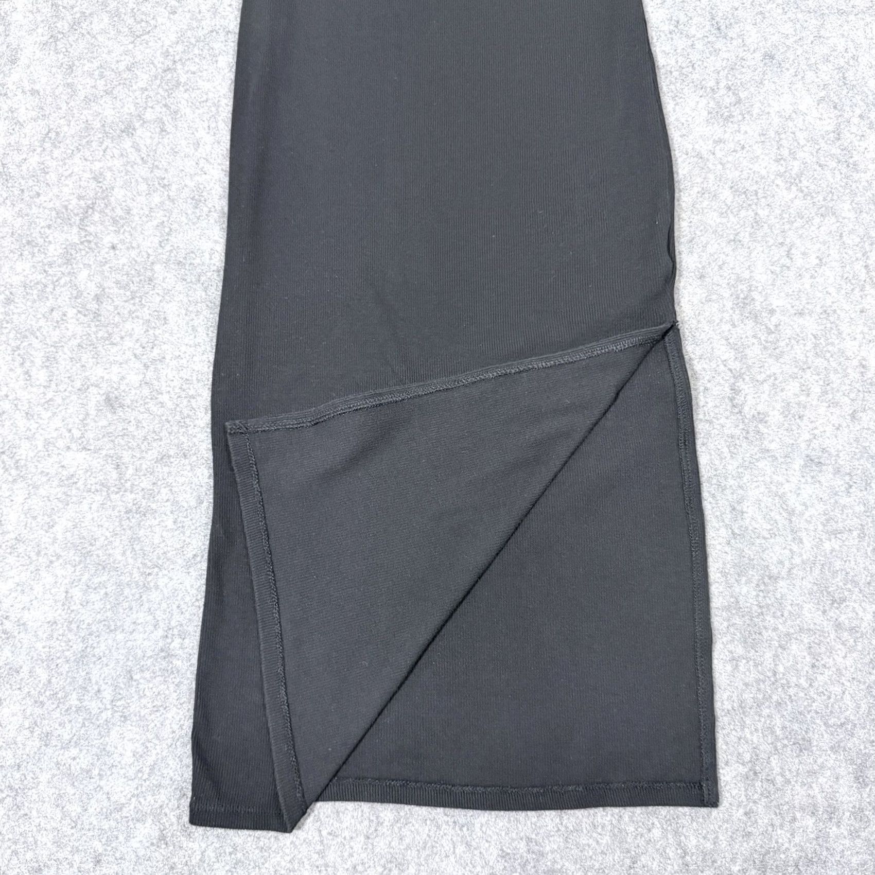 Vintage No Boundaries Slimmed Dress Fit Women's XXS Black Casual Stretch Ribbed Crew Neck Short Sleeve A-Line Dress 90s Modern Vintage (if applicable) Womens Size XXS / US 00 / IT 34 - 3 Thumbnail