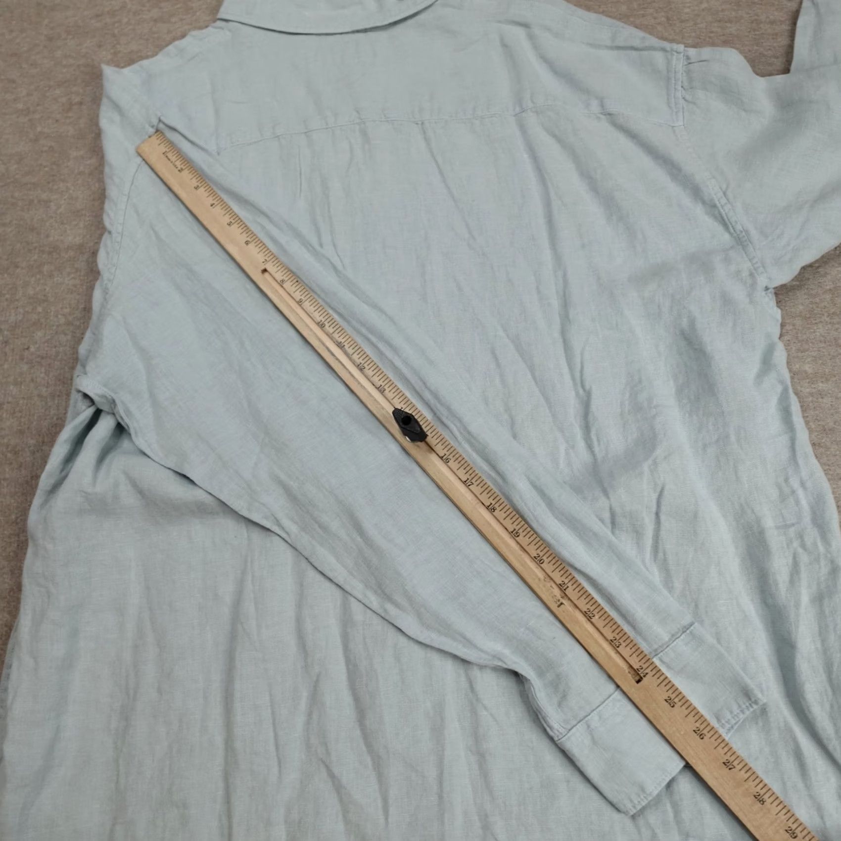 Abercrombie & Fitch Abercrombie & Fitch Mens Shirt 2XLT Blue Linen Button Down NEW Size US XXL / EU 58 / 5 - 8 Thumbnail