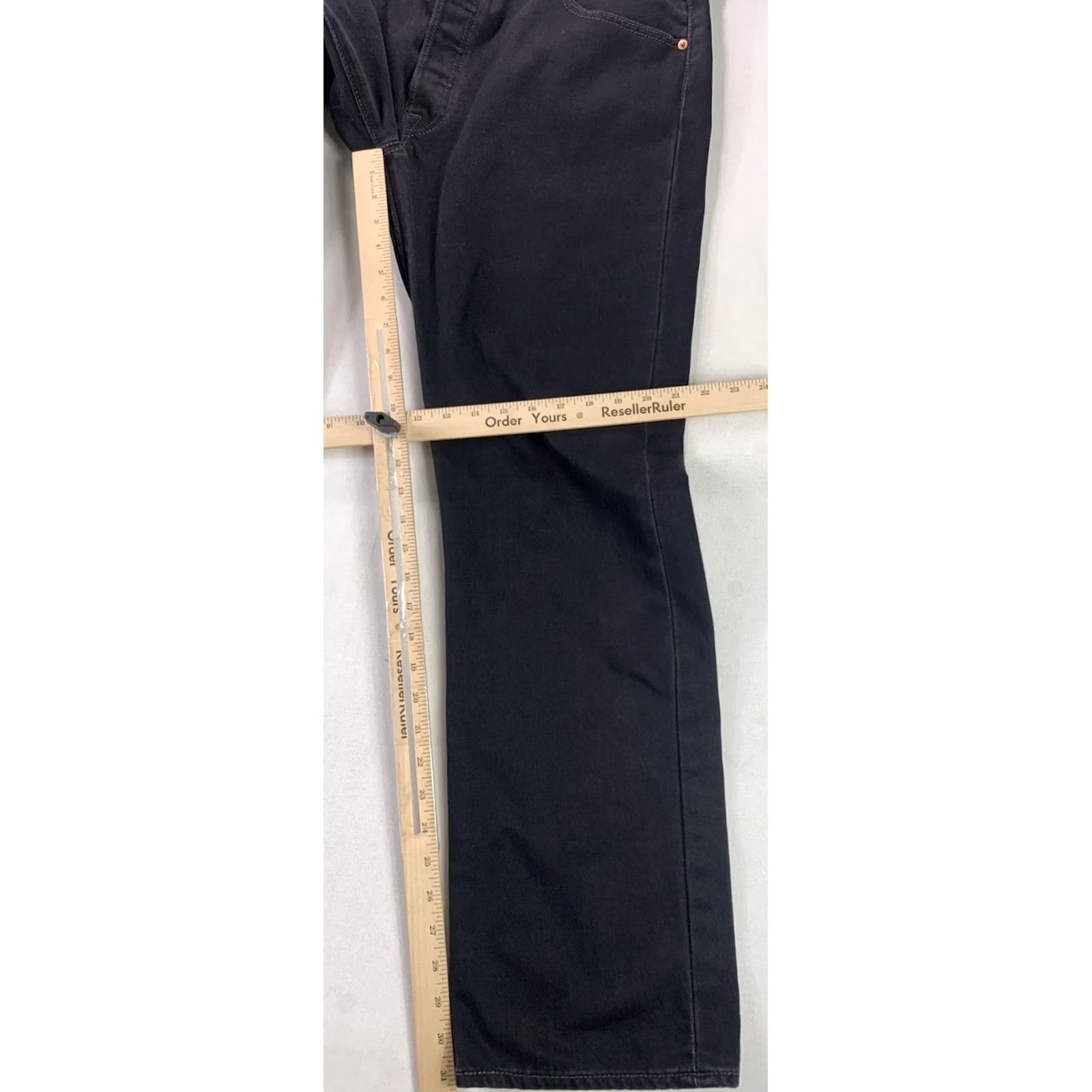 Levi's Levi's 501 Jeans Black Men 38x32 Button fly made in Mexico Straight leg (Fits 38x31) Size US 38 / EU 54 - 4 Thumbnail