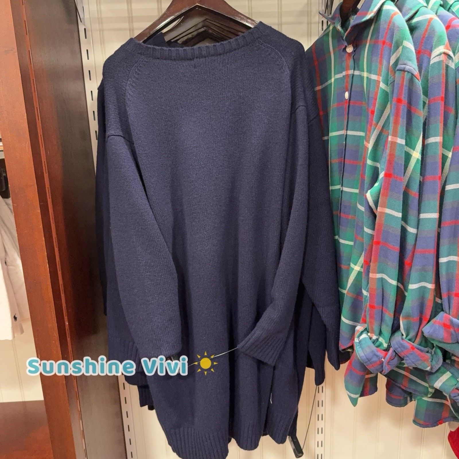 Ralph Lauren NWT Polo Ralph Lauren Women Crewneck Bear Sweater Dress Navy Size XS / US 0-2 / IT 36-38 - 3 Thumbnail