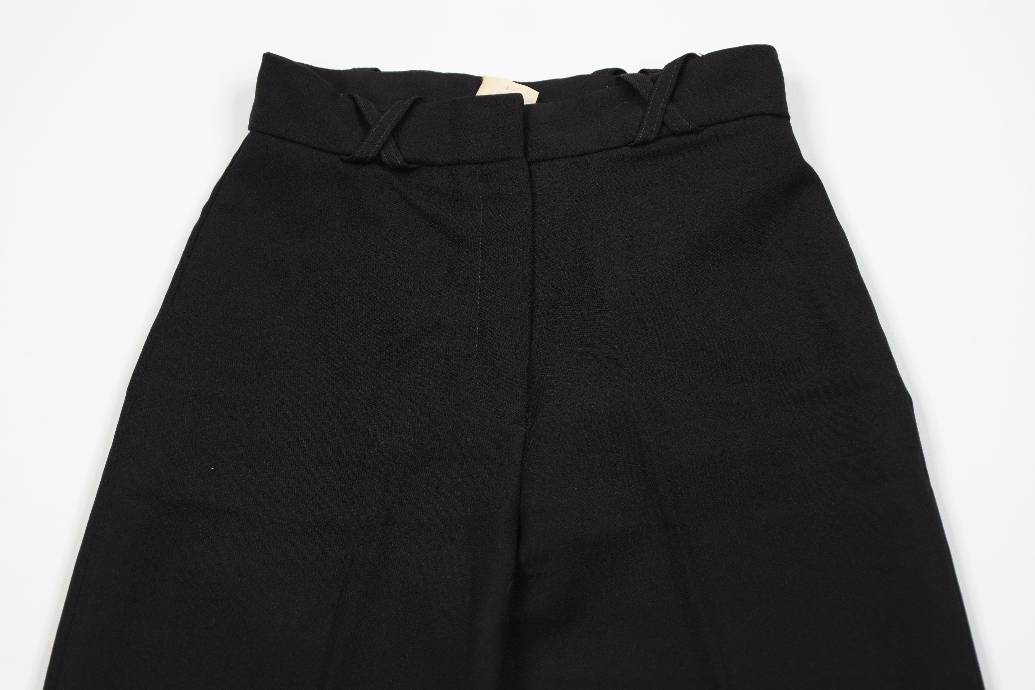 Vintage Vintage 60s 70s Streetwear Wide Leg Bell Bottoms Pants Black Size 25" / US 0 / IT 36 - 2 Thumbnail