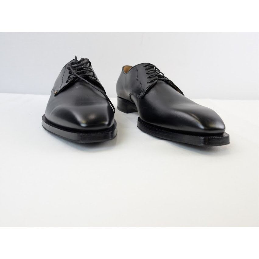 Gucci o1rshd1 Leather New Waxed Calf Lace Up Boots in Black Size US 12 / EU 45 - 6 Thumbnail