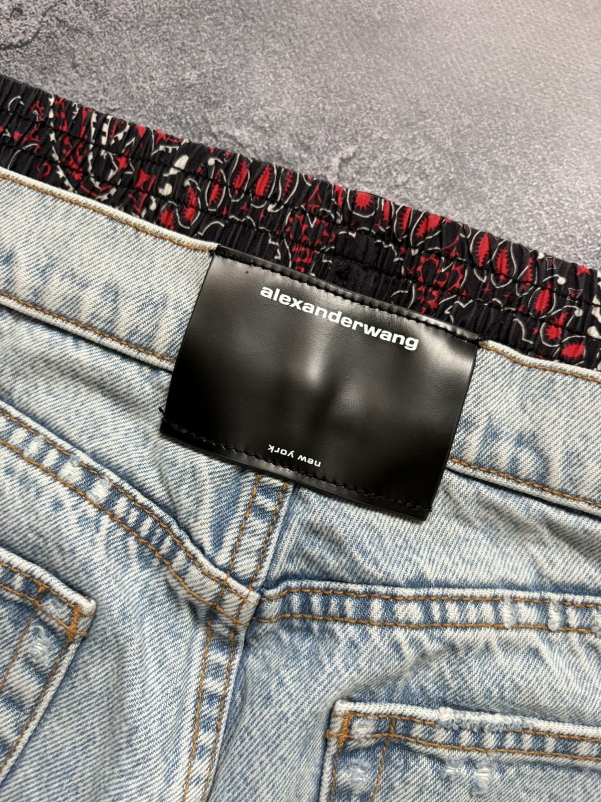 Alexander Wang Alexander Wang Y2K Distressed Layered Boxer Jeans Size 25 Size 25" / US 0 / IT 36 - 7 Thumbnail
