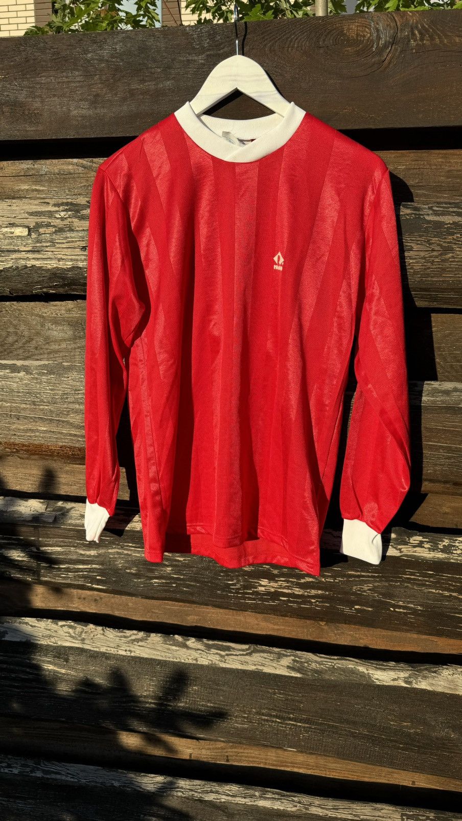 Vintage 1970’s -1980’s Made in West Germany Rombo red soccer jersey Size US M / EU 48-50 / 2 - 10 Thumbnail