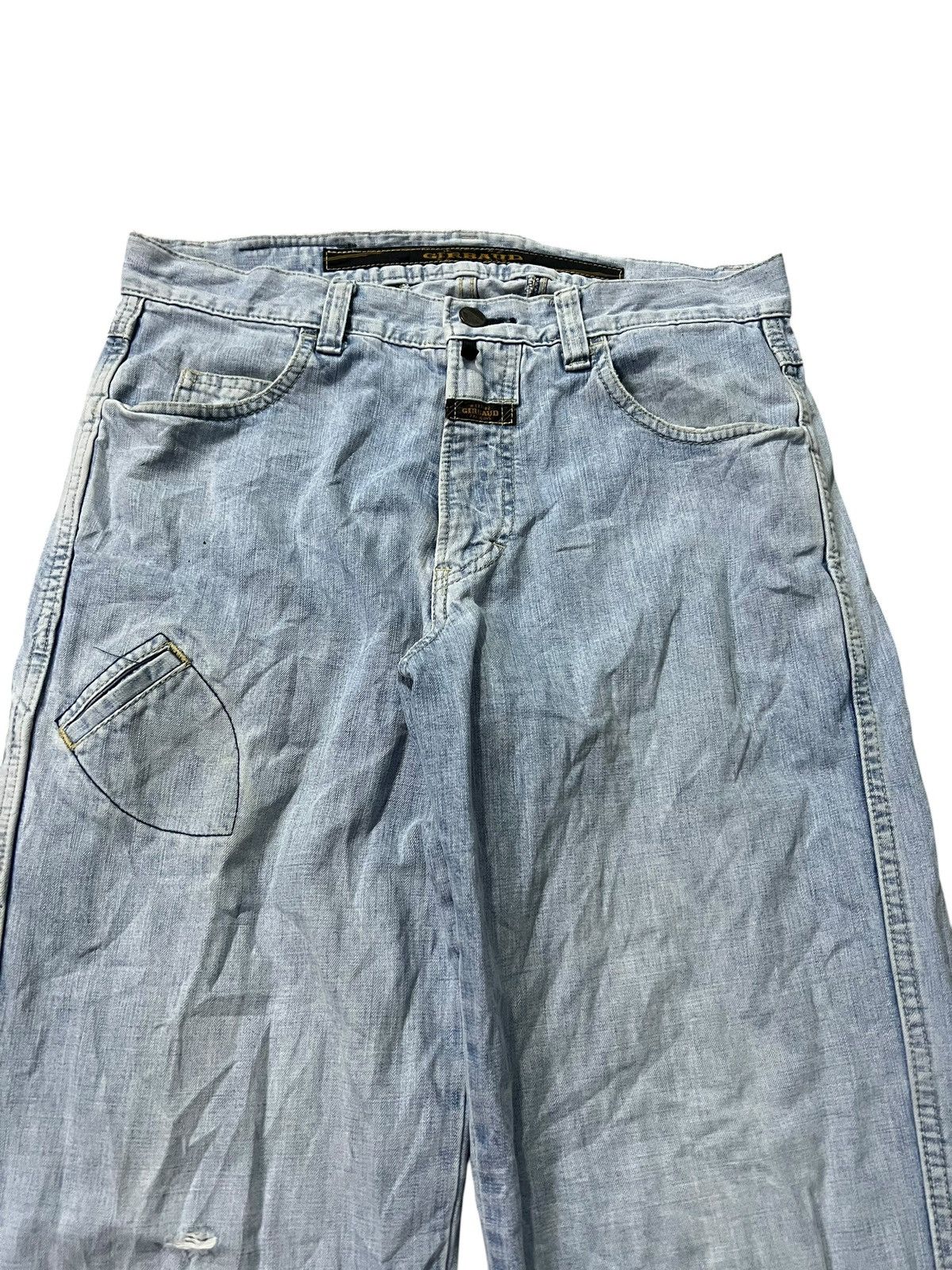 Marithe + Francois Girbaud 80’s Marithe Francois Girbaud Faded Distressed Jean Rare Size US 30 / EU 46 - 3 Thumbnail