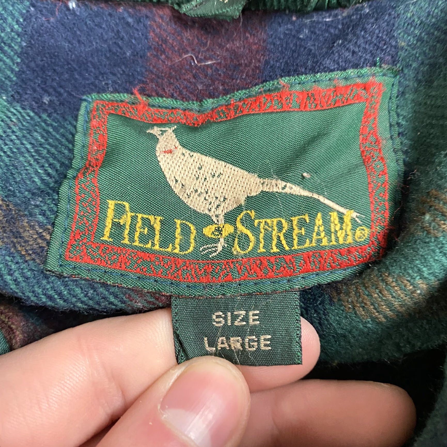 Vintage VINTAGE FIELD & STREAM JACKET Parka Men L Green THERMOLITE FLANNEL LINED Workwear Ski Hunting Fishing 90s Size US L / EU 52-54 / 3 - 4 Thumbnail