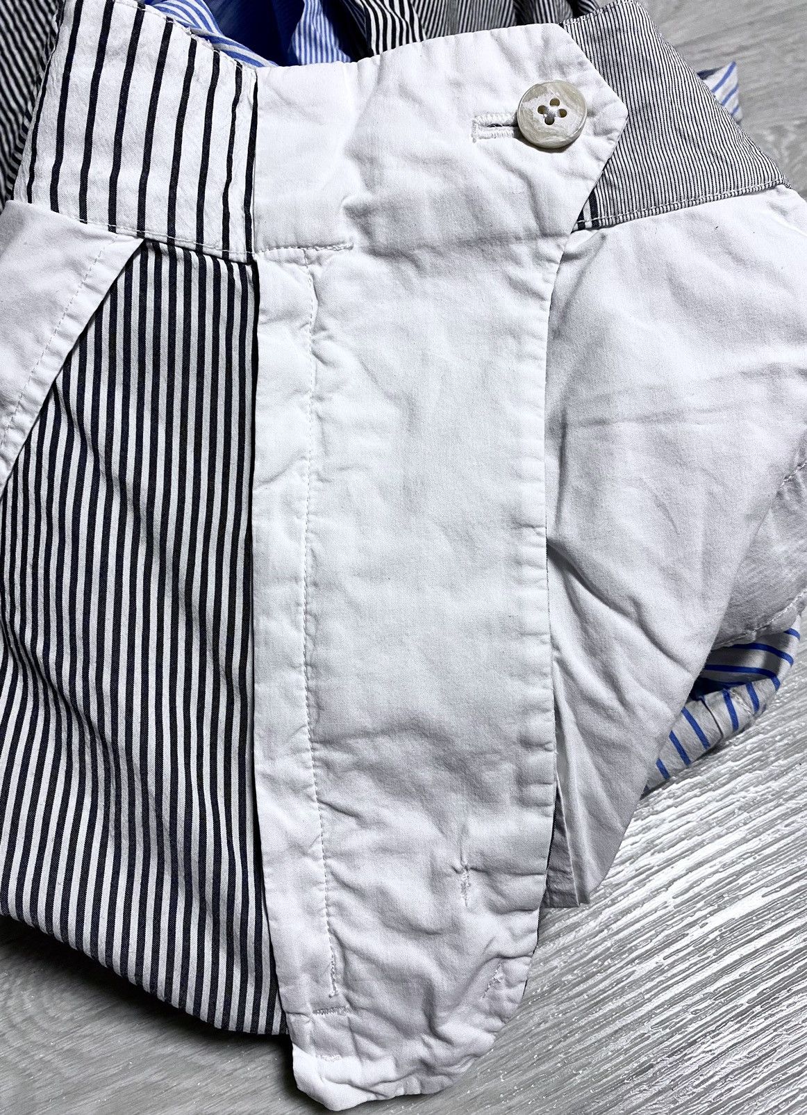 Ports 1961 Women’s Ports 1961 Patchwork Striped Trousers Pants Culottes Size 27" / US 4 / IT 40 - 21 Thumbnail