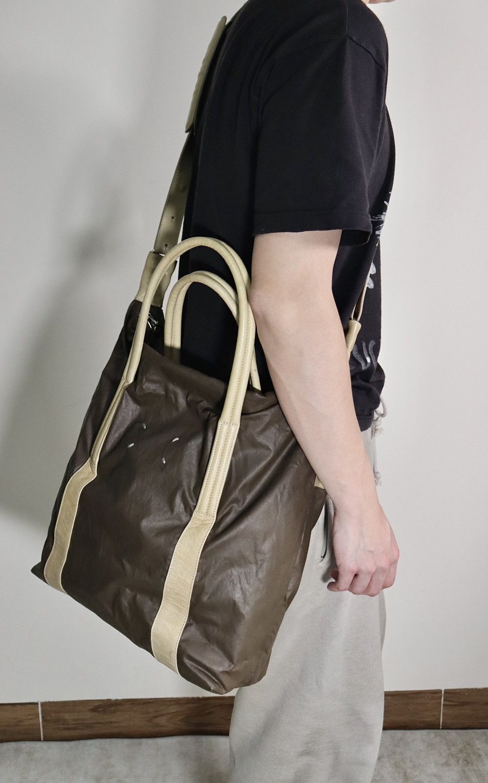Maison Margiela Maison Martin Margiela 2way Waxed Bag（cowhide） Size ONE SIZE - 2 Thumbnail