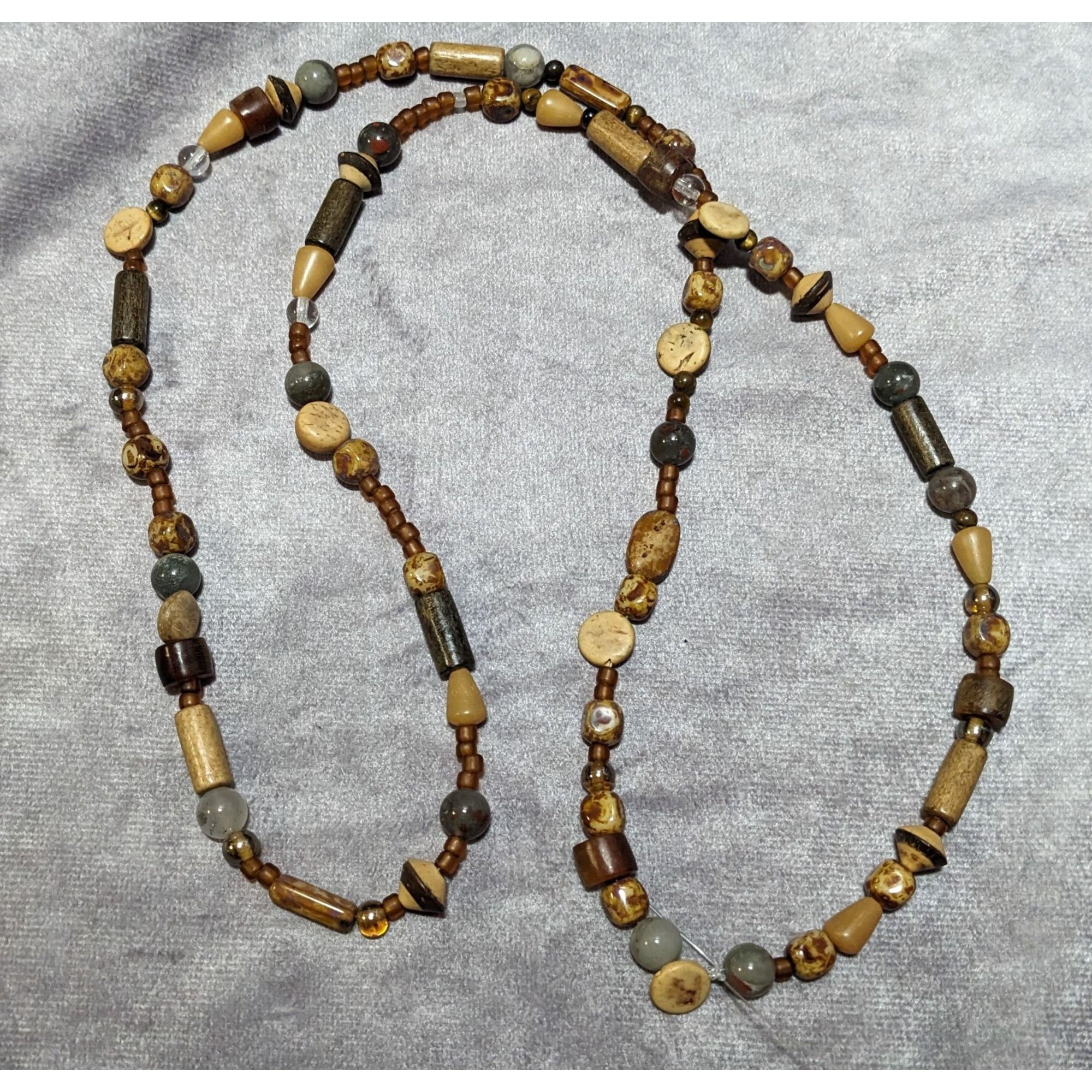 Other Earthy Handmade Mixed Media Beaded Necklace Size ONE SIZE - 10 Thumbnail