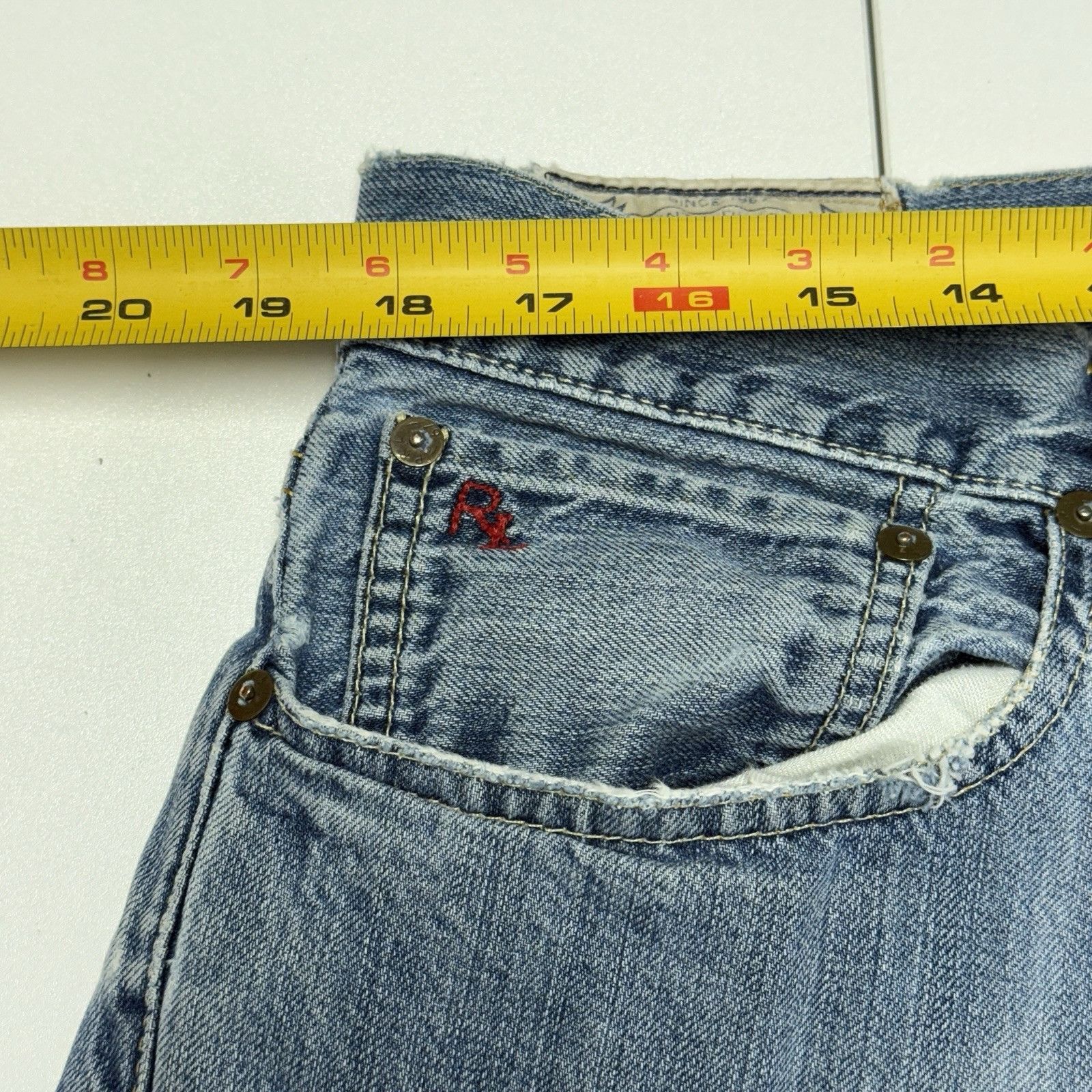 Richer Poorer Polo Ralph Lauren Jeans Mens 36x32 Medium Wash Denim Size US 36 / EU 52 - 13 Thumbnail