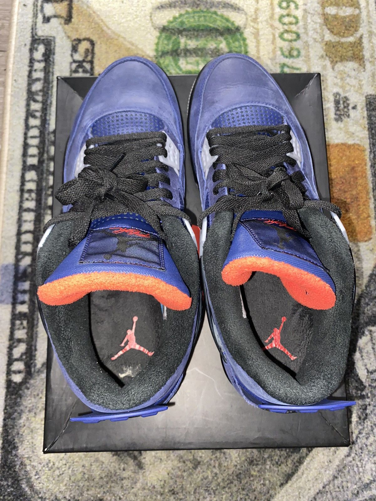 Jordan Brand × Nike Jordan 4 Retro Winterized Royal Blue Size US 13 / EU 46 - 6 Thumbnail