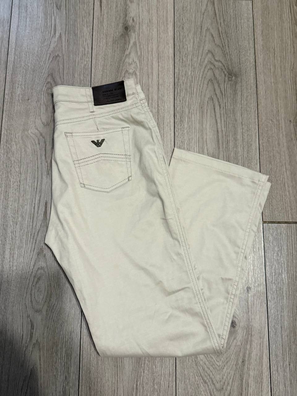 Armani Armani Jeans Mens Casual Pants 31x31 Beige Size US 31 - 1 Thumbnail