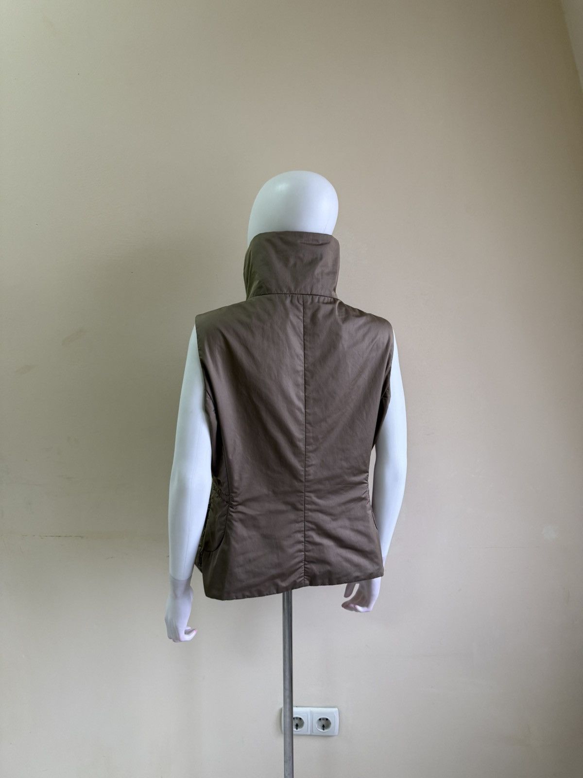 Brunello Cucinelli Brunello Cucinelli Womens Brown Lana Wool Vest Size 48 Size XL / US 12-14 / IT 48-50 - 7 Thumbnail