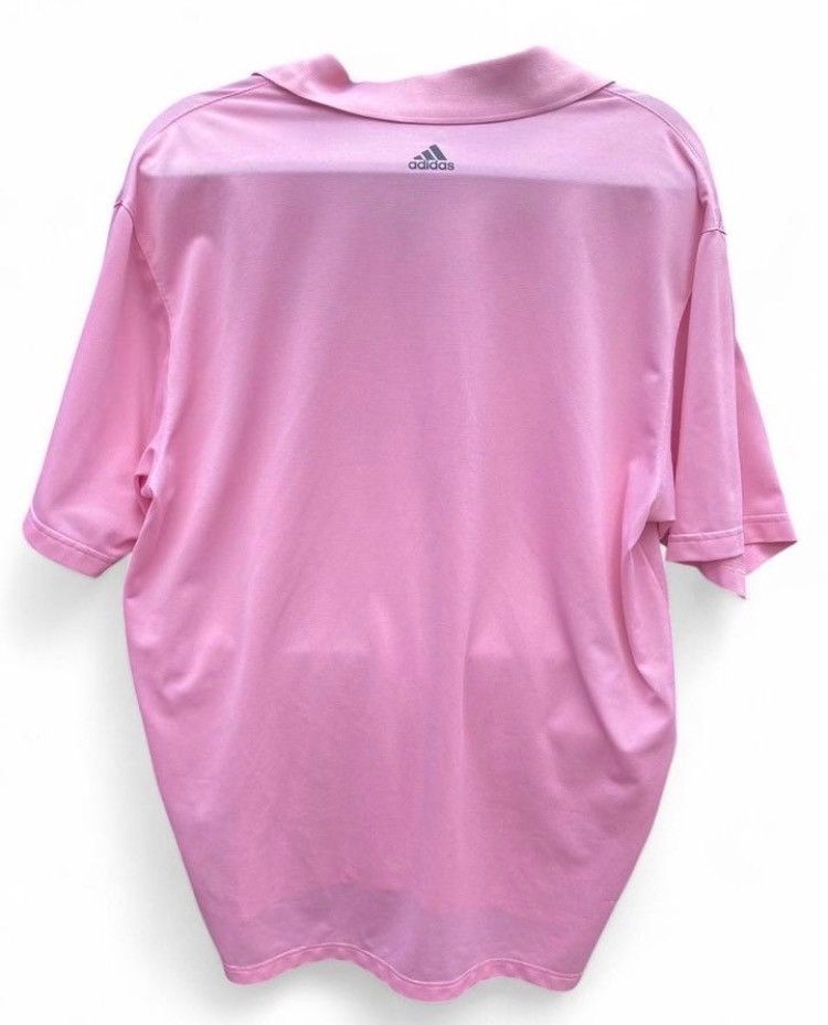 Adidas Adidas Pink Embroidered Golf Polo Shirt Men's Large Size US L / EU 52-54 / 3 - 2 Thumbnail
