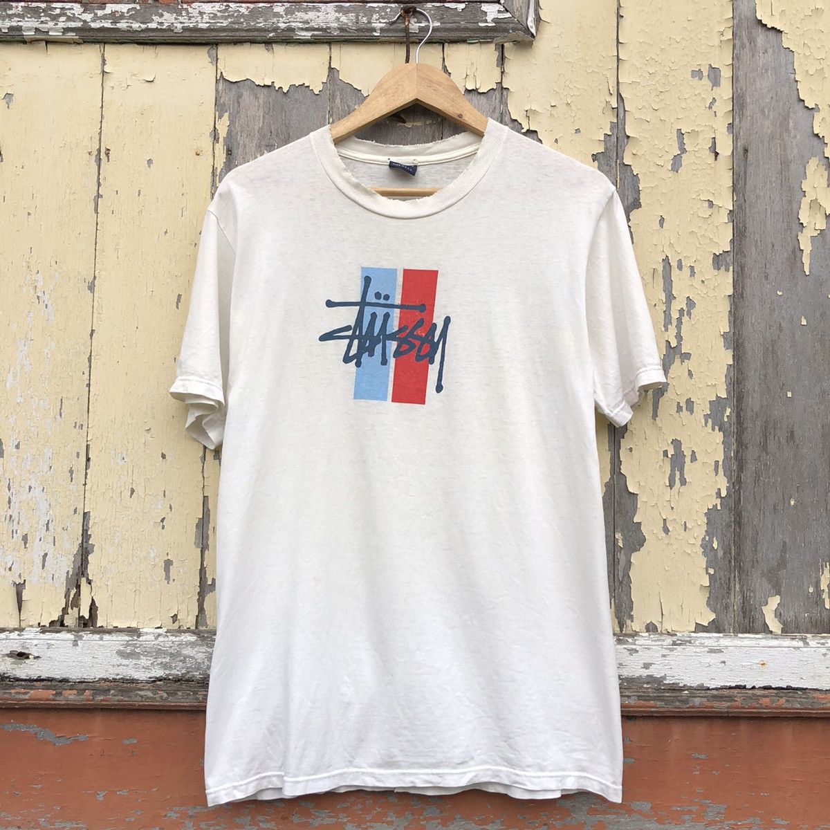 Made In Usa × Stussy × Vintage ?Distressed? Vintage 90s Stussy 