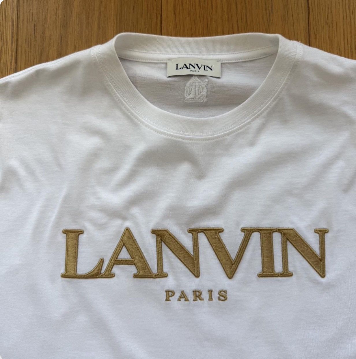Lanvin Lanvin white tee Size US L / EU 52-54 / 3 - 2 Thumbnail